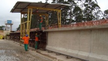 Construção de Vigas Pré-Fabricada - Rodoanel Trecho Sul SP